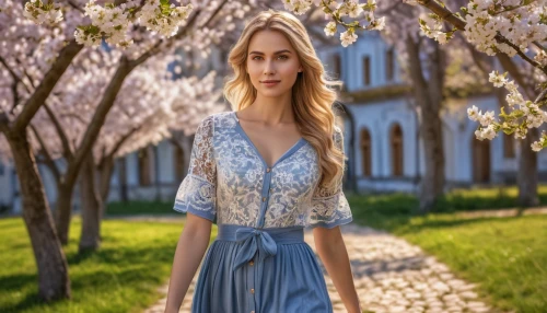 girl in flowers,girl in a long dress,spring background,country dress,springtime background,beautiful girl with flowers,women clothes,spring blossoms,almond blossoms,women fashion,vintage dress,women's clothing,vintage floral,menswear for women,girl in the garden,floral dress,in the spring,spring blossom,floral,linden blossom,Photography,General,Realistic