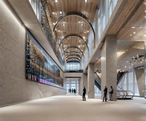 lobby,toronto city hall,concrete ceiling,hyatt hotel,hotel lobby,barangaroo,the dubai mall entrance,entrance hall,modern office,hallway,hallway space,exposed concrete,largest hotel in dubai,entry path,hongdan center,hotel hall,corridor,contemporary,contemporary decor,archidaily