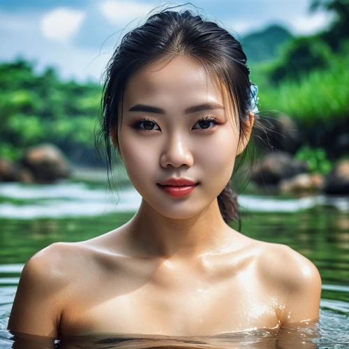 vietnamese woman,water nymph,girl on the river,water lotus,vietnam,natural cosmetic,asian girl,miss vietnam,asian woman,vietnamese,phuquy,oriental girl,natural cosmetics,beauty face skin,in water,vietnam's,thermal spring,female swimmer,girl portrait,lily water,Photography,General,Realistic