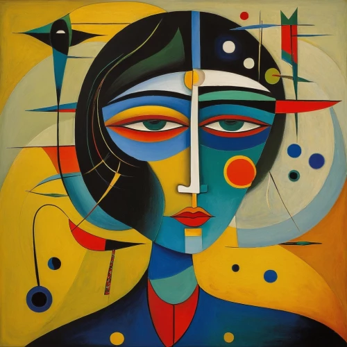 art deco woman,woman thinking,picasso,decorative figure,woman's face,woman sitting,woman face,head woman,cubism,indian art,african art,woman holding pie,italian painter,portrait of a woman,woman at cafe,woman with ice-cream,multicolor faces,young woman,woman playing,girl with cloth,Art,Artistic Painting,Artistic Painting 33