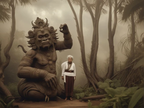 indonesia,fantasy picture,monkey island,druids,shamanic,pura mandara giri semeru agung,shamanism,indonesian,kalimantan,world digital painting,monk,indian monk,balinese,ubud,thai buddha,east java,buddha's hand,borneo,nine-tailed,north sumatra,Photography,Black and white photography,Black and White Photography 15