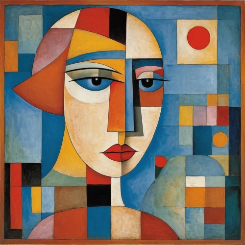 woman's face,woman thinking,picasso,cubism,woman sitting,portrait of a woman,woman face,young woman,woman with ice-cream,mondrian,art deco woman,woman at cafe,woman holding pie,portrait of a girl,woman drinking coffee,decorative figure,girl with cloth,head woman,woman portrait,depressed woman,Art,Artistic Painting,Artistic Painting 45
