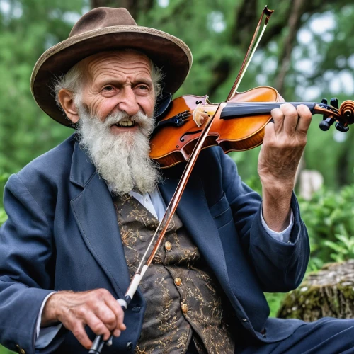 itinerant musician,fiddler,violin player,nyckelharpa,folk music,musician,street musician,violinist,banjo player,elderly man,jew's harp,bass violin,playing the violin,sock and buskin,harp player,plucked string instrument,stringed instrument,man with saxophone,violinist violinist,string instrument,Photography,General,Realistic
