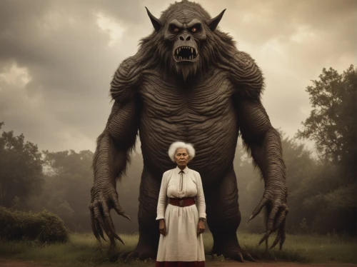 krampus,barong,gudeg,evil woman,heroic fantasy,scared woman,capricorn mother and child,photomanipulation,fantasy picture,nördlinger ries,mother,photo manipulation,biblical narrative characters,the night of kupala,game art,she feeds the lion,digital compositing,devilwood,gothic portrait,mother and father,Photography,Black and white photography,Black and White Photography 15