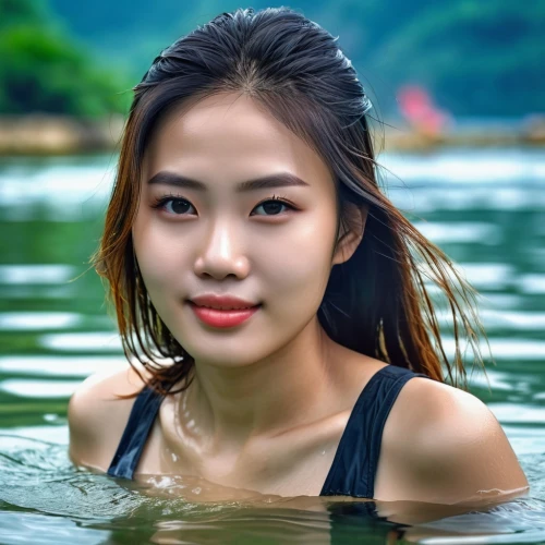 vietnamese woman,female swimmer,girl on the river,vietnamese,water nymph,asian woman,bia hơi,phuquy,asian girl,miss vietnam,vietnam,wet girl,su yan,thermal spring,vietnam's,swimming,in water,asian,girl on the boat,paddler,Photography,General,Realistic