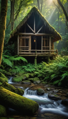 house in the forest,ryokan,japan landscape,beautiful japan,japanese architecture,japanese-style room,the cabin in the mountains,summer cottage,wooden hut,wooden house,log home,small cabin,log cabin,home landscape,house in mountains,japanese shrine,japanese background,beautiful home,golden pavilion,secluded,Photography,General,Fantasy