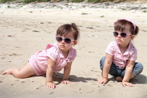 nautical children,little girls,little girls walking,playing in the sand,pink beach,pink glasses,photo shoot children,little boy and girl,vintage boy and girl,pinkladies,little angels,children's photo shoot,vintage babies,baby & toddler clothing,beach goers,girl and boy outdoor,pink round frames,grandchildren,little girl dresses,pink periwinkles