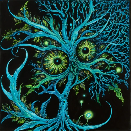 tree of life,colorful tree of life,celtic tree,the branches of the tree,fractals art,flourishing tree,magic tree,blue enchantress,dryad,branching,the branches,symbiotic,cosmic flower,fractal art,tendrils,psychedelic art,regenerative,apophysis,anahata,cosmic eye,Illustration,Realistic Fantasy,Realistic Fantasy 33