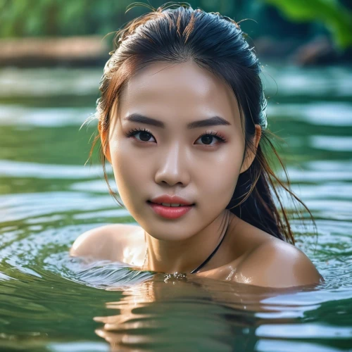 vietnamese woman,vietnamese,water nymph,girl on the river,asian woman,miss vietnam,asian girl,female swimmer,vietnam,vietnam's,girl on the boat,in water,water lotus,phuquy,paddler,nymphaea,under the water,photoshoot with water,asian vision,green water,Photography,General,Realistic