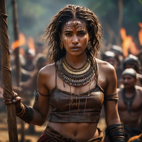 warrior woman,aborigine,female warrior,aborigines,warrior east,indian woman,jaya,afar tribe,east indian,indian,tribal chief,mowgli,kali,indian girl,african american woman,african woman,warrior,woman strong,female hollywood actress,moana,Photography,General,Fantasy