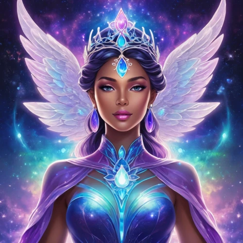 zodiac sign libra,fantasy portrait,fantasy woman,libra,goddess of justice,aquarius,archangel,zodiac sign gemini,divine healing energy,fantasy art,star mother,nebula guardian,fantasia,virgo,aura,sorceress,symetra,andromeda,fairy queen,priestess,Illustration,Realistic Fantasy,Realistic Fantasy 20