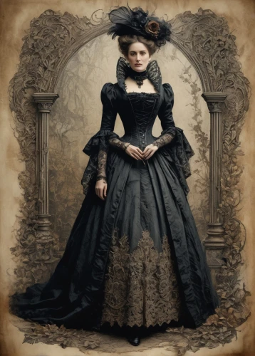 gothic fashion,victorian lady,victorian style,victorian fashion,gothic dress,gothic woman,gothic portrait,gothic style,overskirt,the victorian era,gothic,victorian,hoopskirt,ball gown,crinoline,black rose,goth woman,dark gothic mood,steampunk,lady of the night,Photography,General,Fantasy