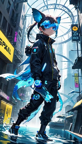cyberpunk,cyber,cyber glasses,streampunk,cyberspace,virtual world,futuristic,drexel,virtual,scifi,tracer,scuba,cybernetics,cyan,aquanaut,shibuya,aquatic,metaverse,dystopia,pedestrian,Anime,Anime,General