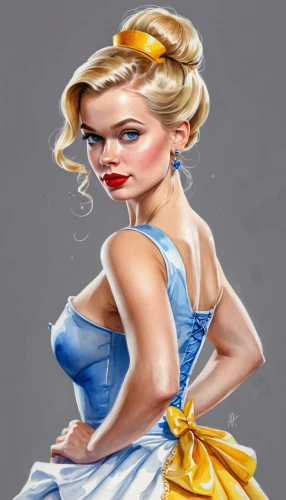 pin-up girl,pin up girl,retro pin up girl,pin-up girls,pin-up,retro pin up girls,pinup girl,pin up,valentine pin up,pin up girls,pin ups,valentine day's pin up,watercolor pin up,cinderella,pin-up model,hoopskirt,christmas pin up girl,crinoline,fairy tale character,the sea maid,Illustration,Paper based,Paper Based 24
