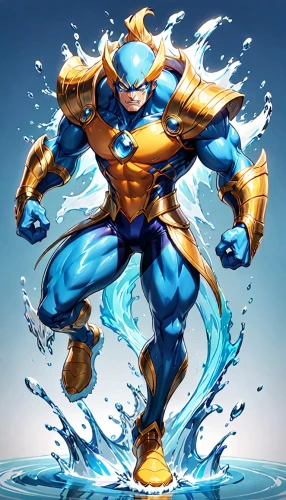 sea devil,aquaman,cleanup,sea god,poseidon,electro,god of the sea,water splash,wolverine,water power,merman,sea man,aquanaut,splash water,sea water splash,water splashes,splashing,agua de valencia,water police,splash,Anime,Anime,General