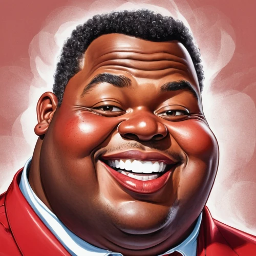 caricaturist,caricature,diet icon,black businessman,greek,twitch icon,derrick,kingpin,cartoon people,laughing buddha,farley,jellyroll,clyde puffer,african american male,prank fat,oliver hardy,austin cambridge,steam icon,comedian,plus-size model,Illustration,Abstract Fantasy,Abstract Fantasy 23