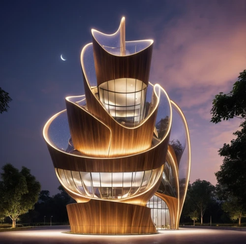 futuristic art museum,futuristic architecture,singapore landmark,archidaily,modern architecture,steel sculpture,wooden construction,asian architecture,3d rendering,berlin philharmonic orchestra,universiti malaysia sabah,wooden sauna,singapore,electric tower,jewelry（architecture）,eco hotel,disney concert hall,sky space concept,insect house,arq,Photography,General,Realistic