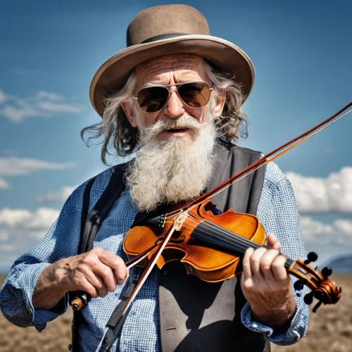 fiddler,itinerant musician,folk music,violin player,banjo player,bass violin,violinist,musician,jew's harp,fiddle,bluegrass,violinist violinist,cavaquinho,kit violin,elderly man,white beard,solo violinist,plucked string instruments,playing the violin,concertmaster,Photography,General,Realistic