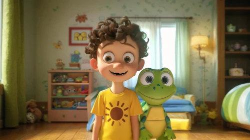 toy story,cute cartoon character,toy's story,animated cartoon,cute cartoon image,lilo,syndrome,agnes,cinema 4d,wonder gecko,children's background,clay animation,3d rendered,main character,green animals,little boy and girl,childhood friends,brocoli broccolli,digital compositing,light year