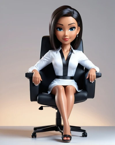 businesswoman,business woman,business girl,bussiness woman,secretary,office worker,business women,blur office background,girl sitting,businesswomen,women in technology,office chair,administrator,place of work women,animated cartoon,woman sitting,receptionist,businessperson,white-collar worker,business angel,Unique,3D,3D Character