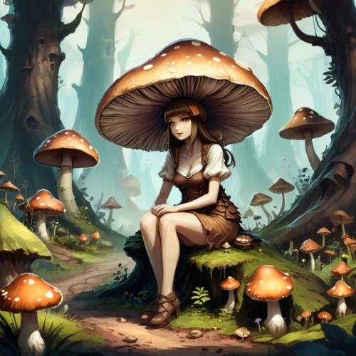 mushroom landscape,umbrella mushrooms,forest mushroom,agaric,forest mushrooms,toadstools,amanita,mushroom island,mushroom hat,club mushroom,toadstool,edible mushrooms,mushroom type,mushrooms,edible mushroom,wild mushroom,mushrooming,tree mushroom,brown mushrooms,mushroom,Conceptual Art,Fantasy,Fantasy 02