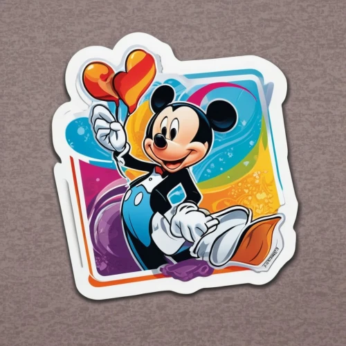 mickey mouse,micky mouse,mickey,mickey mause,lab mouse icon,clipart sticker,sticker,minnie,heart icon,disney character,inkjet printing,a badge,halftone background,jigsaw puzzle,disney rose,heart clipart,minnie mouse,color halftone effect,stickers,a plastic card,Unique,Design,Sticker