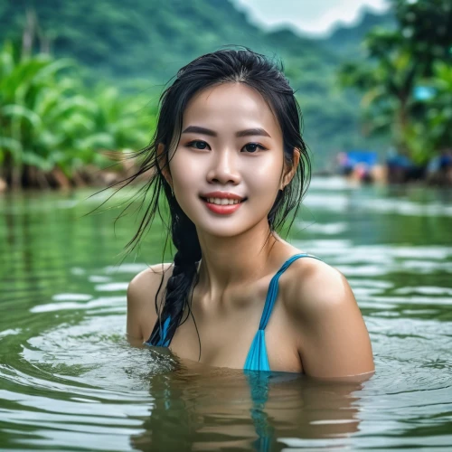 vietnamese woman,vietnam,vietnam's,vietnamese,girl on the river,water nymph,miss vietnam,hanoi,vietnam vnd,laos,girl on the boat,cambodia,paddler,water lotus,viet nam,green water,female swimmer,thai,the blonde in the river,floating on the river,Photography,General,Realistic