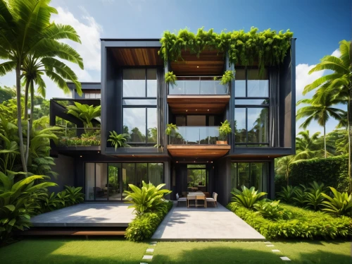 tropical house,tropical greens,modern house,luxury home,garden design sydney,landscape designers sydney,3d rendering,landscape design sydney,modern architecture,luxury property,cube stilt houses,cubic house,eco-construction,beautiful home,green living,hawaii bamboo,tropical jungle,florida home,garden elevation,luxury real estate,Conceptual Art,Oil color,Oil Color 03