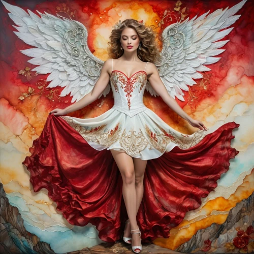 baroque angel,fire angel,angel,business angel,angel wings,angel wing,love angel,angel girl,guardian angel,dove of peace,archangel,queen of hearts,angel figure,goddess of justice,angelology,winged heart,vintage angel,the archangel,angels,fantasy art,Photography,General,Fantasy