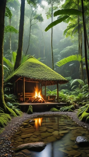 hot spring,ryokan,japanese zen garden,house in the forest,wooden sauna,tranquility,spiritual environment,zen garden,japan landscape,secluded,fire bowl,japanese shrine,indonesia,borneo,forest workplace,beautiful japan,japan garden,rain forest,vietnam,wilderness,Photography,General,Realistic