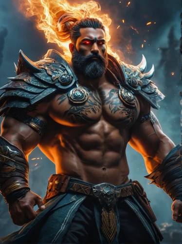 barbarian,fire background,dane axe,viking,dwarf sundheim,poseidon god face,warlord,poseidon,sea god,fantasy warrior,valhalla,wind warrior,god of the sea,yuvarlak,dragon li,male character,blacksmith,zeus,grog,raider,Photography,General,Fantasy