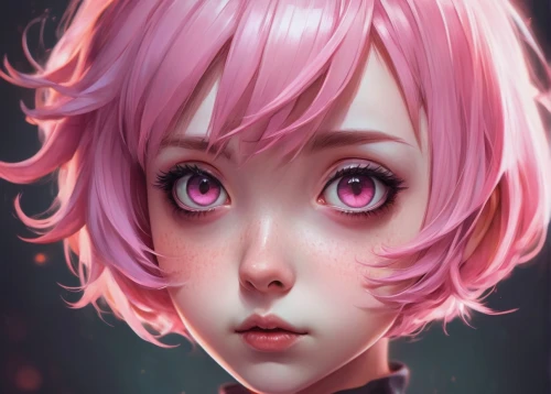 pink diamond,pink vector,nora,digital painting,luka,fantasy portrait,pink clover,girl portrait,portrait background,pink peony,pink hair,pink anemone,lychees,anime girl,pink,pink beauty,mystical portrait of a girl,vector girl,cosmetic,pink scrapbook,Conceptual Art,Fantasy,Fantasy 01