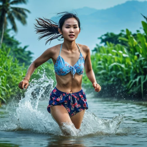 vietnamese woman,female runner,girl on the river,vietnam,miss vietnam,vietnam's,vietnamese,asian woman,hula,laos,water nymph,sprint woman,pi mai,surface water sports,water wild,asian girl,cambodia,mekong,paddler,woman walking,Photography,General,Realistic