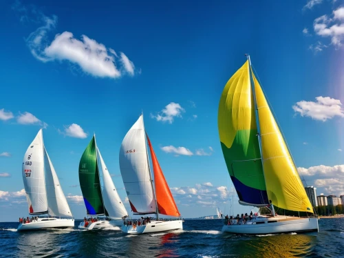 sailing boats,sailboats,dinghy sailing,yacht racing,regatta,boats and boating--equipment and supplies,sailing-boat,windsports,keelboat,sailing blue yellow,sailing boat,inflation of sail,sails of paragliders,sailing orange,sailing wing,sailing,sail boat,ocean rowing,sailing ships,sails,Photography,General,Realistic