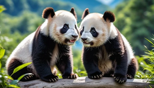 pandas,giant panda,chinese panda,lun,panda,cute animals,panda bear,kawaii panda,hanging panda,panda cub,panda face,french tian,little panda,pair of ungulates,cute animal,baby panda,kawaii animals,pandabear,oliang,funny animals,Photography,General,Realistic