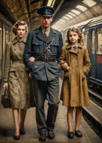 london underground,warsaw uprising,world war ii,vintage boy and girl,the girl at the station,forties,second world war,1940 women,1940s,red poppy on railway,children of war,flat cap,wwii,1943,vintage man and woman,first world war,1944,wartime,poppy family,allied,Photography,General,Fantasy