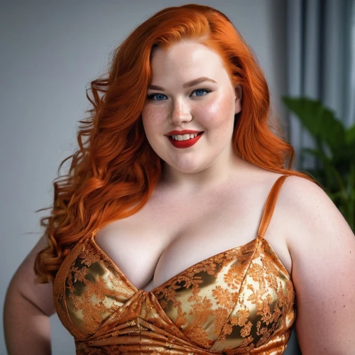 plus-size model,plus-size,plus-sized,orange,fiery,burlesque,bright orange,social,orange color,orange cream,pin-up model,velvet elke,redheaded,caramel color,red-hot polka,red hot polka,ginger rodgers,butterscotch,mandarin sundae,redheads,Photography,General,Realistic