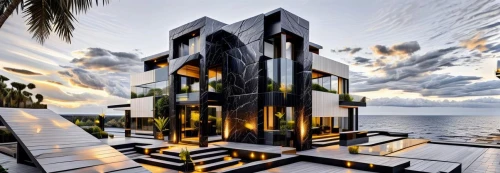 cube stilt houses,cubic house,mirror house,house by the water,modern architecture,cube house,glass facade,futuristic architecture,modern house,beach house,glass building,dunes house,stilt house,glass facades,beachhouse,stilt houses,luxury property,inverted cottage,contemporary,holiday villa