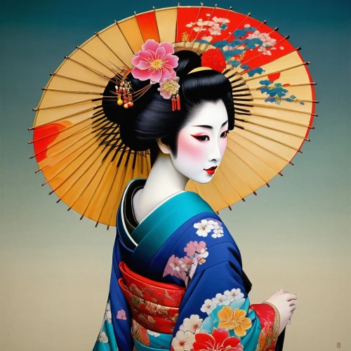 geisha girl,geisha,japanese woman,japanese art,oriental girl,oriental princess,japanese culture,japanese style,oriental painting,japanese doll,the japanese doll,oriental,kimono fabric,taiwanese opera,japanese-style,peking opera,japanese patterns,japanese wave,japanese floral background,chinese art,Illustration,Japanese style,Japanese Style 20