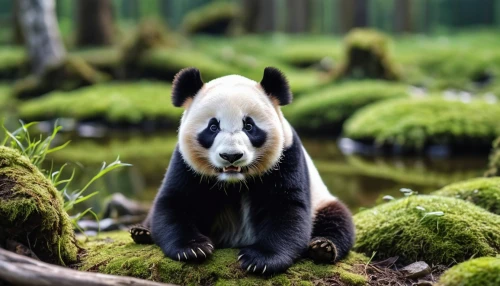 giant panda,chinese panda,lun,panda,pandabear,spectacled bear,panda bear,panda cub,little panda,the chubu sangaku national park,pandas,cub,karelian bear dog,american black bear,hanging panda,french tian,red panda,zoo planckendael,aaa,bamboo,Photography,General,Realistic