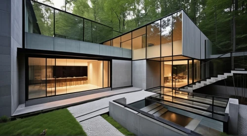 modern house,cubic house,modern architecture,glass facade,cube house,japanese architecture,frame house,archidaily,mirror house,glass facades,house in the forest,residential house,contemporary,futuristic architecture,3d rendering,timber house,structural glass,interior modern design,glass wall,private house,Photography,General,Realistic