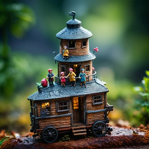 miniature house,fairy house,wooden birdhouse,little house,dolls houses,bird house,doll house,children's playhouse,miniature figures,tree house,tiny world,witch's house,small house,the gingerbread house,fairy village,playmobil,treehouse,wishing well,log cabin,wooden hut,Photography,General,Fantasy