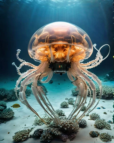 lion's mane jellyfish,marine animal,cnidarian,sea animal,deep sea nautilus,jellyfish,sea animals,marine invertebrates,freshwater crab,octopus,cephalopod,cnidaria,undersea,nautilus,sea life underwater,fun octopus,invertebrate,kraken,ten-footed crab,under sea,Photography,General,Sci-Fi