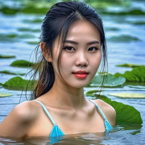 vietnamese woman,nymphaea,vietnamese,water lotus,miss vietnam,water nymph,water lilly,vietnam,phuquy,water lily,lily pad,asian girl,vietnam's,green water,bia hơi,asian woman,lily water,waterlily,su yan,female swimmer,Photography,General,Realistic