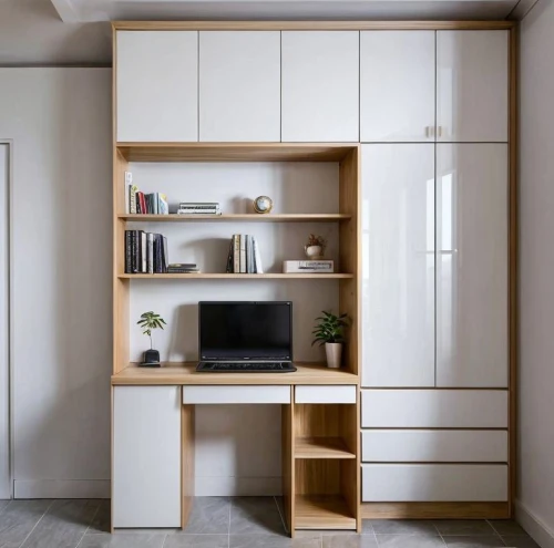 storage cabinet,walk-in closet,cabinetry,room divider,bookcase,cupboard,shared apartment,shelving,one-room,modern room,danish furniture,metal cabinet,an apartment,sideboard,armoire,tv cabinet,scandinavian style,danish room,modern office,hallway space