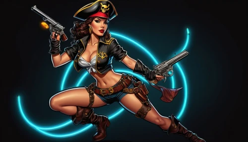 pirate,female warrior,pocahontas,pirate treasure,sorceress,wonderwoman,steampunk,musketeer,athena,sterntaler,black pearl,fantasy warrior,lasso,naval officer,corsair,raider,fantasy art,girl with gun,huntress,elza,Illustration,American Style,American Style 08