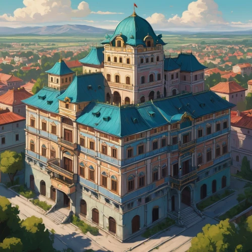 new castle,grand master's palace,violet evergarden,europe palace,city palace,sibiu,freiburg,transylvania,monastery,castle,knight's castle,gold castle,peter-pavel's fortress,renaissance tower,ulm,stone palace,summit castle,castle of the corvin,würzburg residence,press castle,Conceptual Art,Fantasy,Fantasy 14