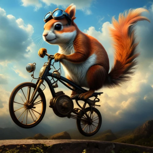 squirell,biker,racked out squirrel,squirrel,douglas' squirrel,biking,relaxed squirrel,atlas squirrel,bicycling,the squirrel,cycling,tour de france,bike,palm squirrel,bicycle,two-wheels,wheely,bicycle motocross,two wheels,whimsical animals