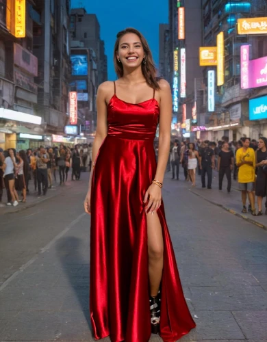girl in red dress,red gown,in red dress,man in red dress,red dress,lady in red,girl in a long dress,a girl in a dress,social,kamini kusum,long dress,indian celebrity,gala,girl in a long dress from the back,nice dress,red hot polka,dress,quinceañera,neha,red-hot polka,Female,South Americans,Teenager,S,Happy,Evening Dress,Outdoor,Cyberpunk City