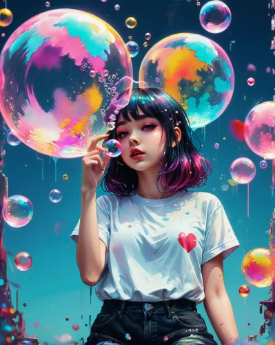bubble,colorful balloons,bubble blower,bubbletent,bubble gum,bubbles,soap bubbles,talk bubble,think bubble,soap bubble,girl with speech bubble,liquid bubble,bubble mist,bubble cherries,pink balloons,neon candies,giant soap bubble,colorful heart,lollipops,rainbow color balloons,Conceptual Art,Daily,Daily 21